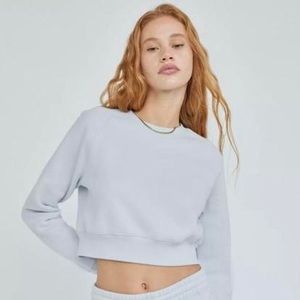 Aritzia Cozy Fleeze Cropped Crewneck